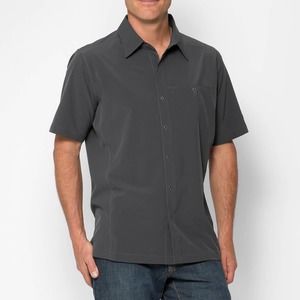 Kuhl Men's Renegade Shirt XL Gray Casual Button Down Active Hiking Travel UPF